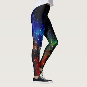 Kleurrijke Vuurvliegnacht Leggings