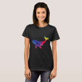 Kleurrijke Walvis T-shirt (Voorkant volledig)