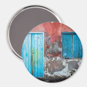 Kleurrijke wand, deur en sluitingen magneet (Voorkant / Achterkant)