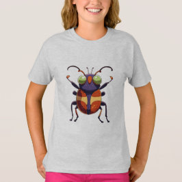 Kleurrijke Wandluis  T-shirt