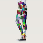 Kleurrijke warboel leggings (Links)