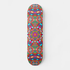 Kleurrijke warboel Mandala Persoonlijk Skateboard