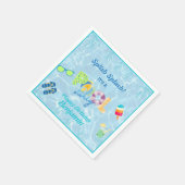 Kleurrijke Water Boys Zwembad Party Servetten (Hoek)