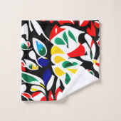 Kleurrijke Water-Drop Geometrie, Abstracte Home De Bad Handdoek (Wasdoekje)