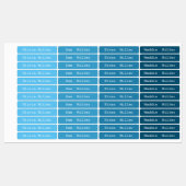 Kleurrijke waterdichte keurmerken voor schooldag labels (Vel)