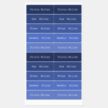 Kleurrijke waterdichte keurmerken voor schooldag