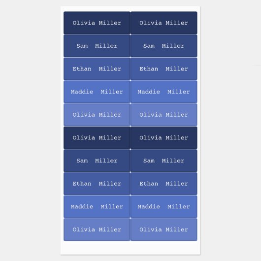 Kleurrijke waterdichte keurmerken voor schooldag labels (Vel)