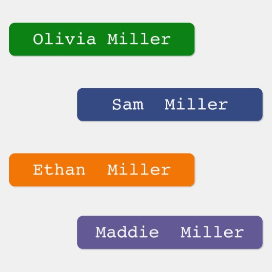 Kleurrijke waterdichte keurmerken voor schooldag labels (Groep)