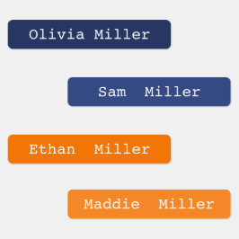 Kleurrijke waterdichte keurmerken voor schooldag labels