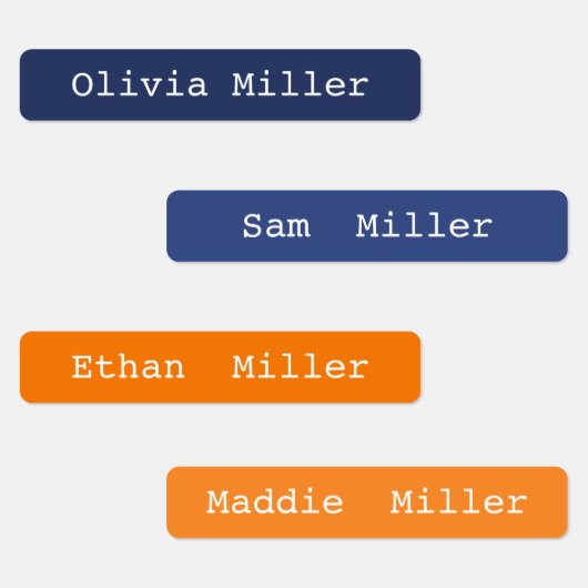 Kleurrijke waterdichte keurmerken voor schooldag labels (Groep)