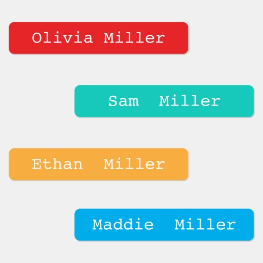 Kleurrijke waterdichte keurmerken voor schooldag labels (Groep)