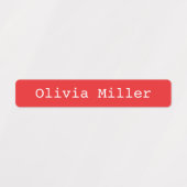 Kleurrijke waterdichte keurmerken voor schooldag labels (Design 1)