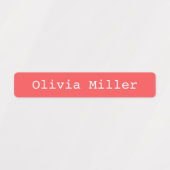 Kleurrijke waterdichte naamlabels schoolkinderopva labels (Design 1)