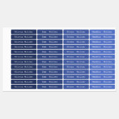 Kleurrijke waterdichte naamlabels voor school kind labels (Vel)