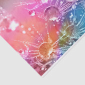 Kleurrijke waterdruppels tissuepapier (Detail)