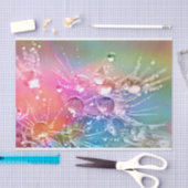 Kleurrijke waterdruppels tissuepapier (Craft)