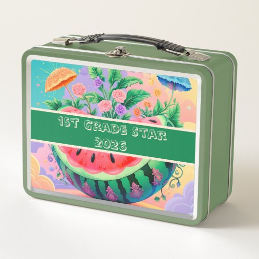 Kleurrijke watermeloen 1e klas ster 2025 (Voorkant)