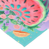 Kleurrijke watermeloen korte tafelloper (Hoek)