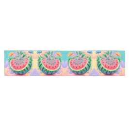 Kleurrijke watermeloen korte tafelloper