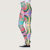 Kleurrijke watermeloen leggings (Links)