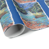 kleurrijke waterval cadeaupapier (Rol Hoek)