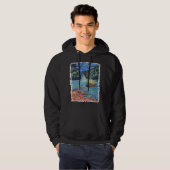 kleurrijke waterval hoodie (Voorkant volledig)