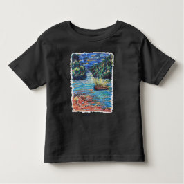 kleurrijke waterval kinder shirts