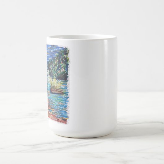 kleurrijke waterval koffiemok (Center)