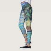 kleurrijke waterval leggings (Links)