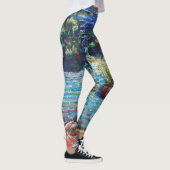 kleurrijke waterval leggings (Rechts)