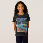 kleurrijke waterval t-shirt (Voorkant volledig)