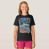 kleurrijke waterval t-shirt (Voorkant volledig)