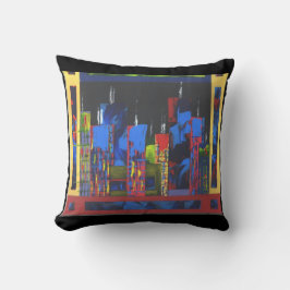 Kleurrijke waterverf Abstract patroon Sierkussen