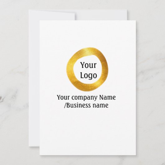 Kleurrijke waterverf abstracte voeg naam tekst toe kaart (Voorkant)