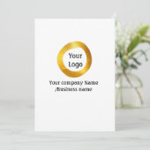 Kleurrijke waterverf abstracte voeg naam tekst toe kaart (Staand voorkant)