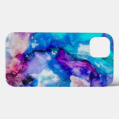 Kleurrijke Waterverf Afstand Case-Mate iPhone Case (Achterkant (horizontaal))