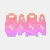 Kleurrijke Waterverf Baby shower Custom Bedankdoosjes (Uitgevouwen)