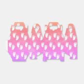 Kleurrijke Waterverf Baby shower voetafdrukpatroon Bedankdoosjes