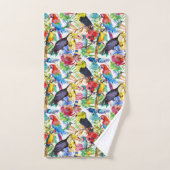 Kleurrijke Waterverf Bad Handdoek (Handdoek)