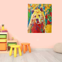 Kleurrijke Waterverf Beer 