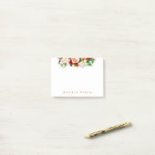 Kleurrijke Waterverf Bloemen Boeket Sjabloon Post-it® Notes (Op bureau)