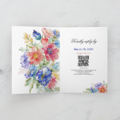 Kleurrijke Waterverf Bloemen Bruiloft (Binnen)