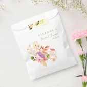 Kleurrijke Waterverf Bloemen Brunch Bubble Shower Bedankzakje (Gezegeld)