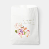 Kleurrijke Waterverf Bloemen Brunch Bubble Shower Bedankzakje (Voorkant)