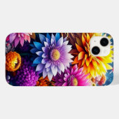 Kleurrijke Waterverf Bloemen  Case-Mate iPhone Case (Achterkant (horizontaal))