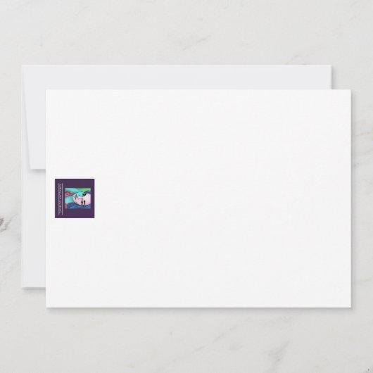 Kleurrijke Waterverf bloemen flat bedankt kaart (Achterkant)