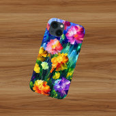 Kleurrijke Waterverf Bloemen Kunst Case-Mate iPhone Case