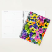 Kleurrijke Waterverf Bloemkunst Planner (Display)