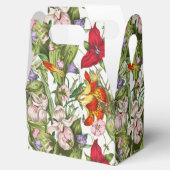 Kleurrijke  Waterverf bloemmotief Bedankdoosjes (Geopend)