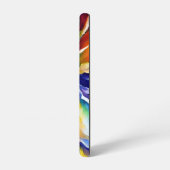 Kleurrijke Waterverf Bloom Design Floral Samsung Galaxy Hoesje (Linkerkant)